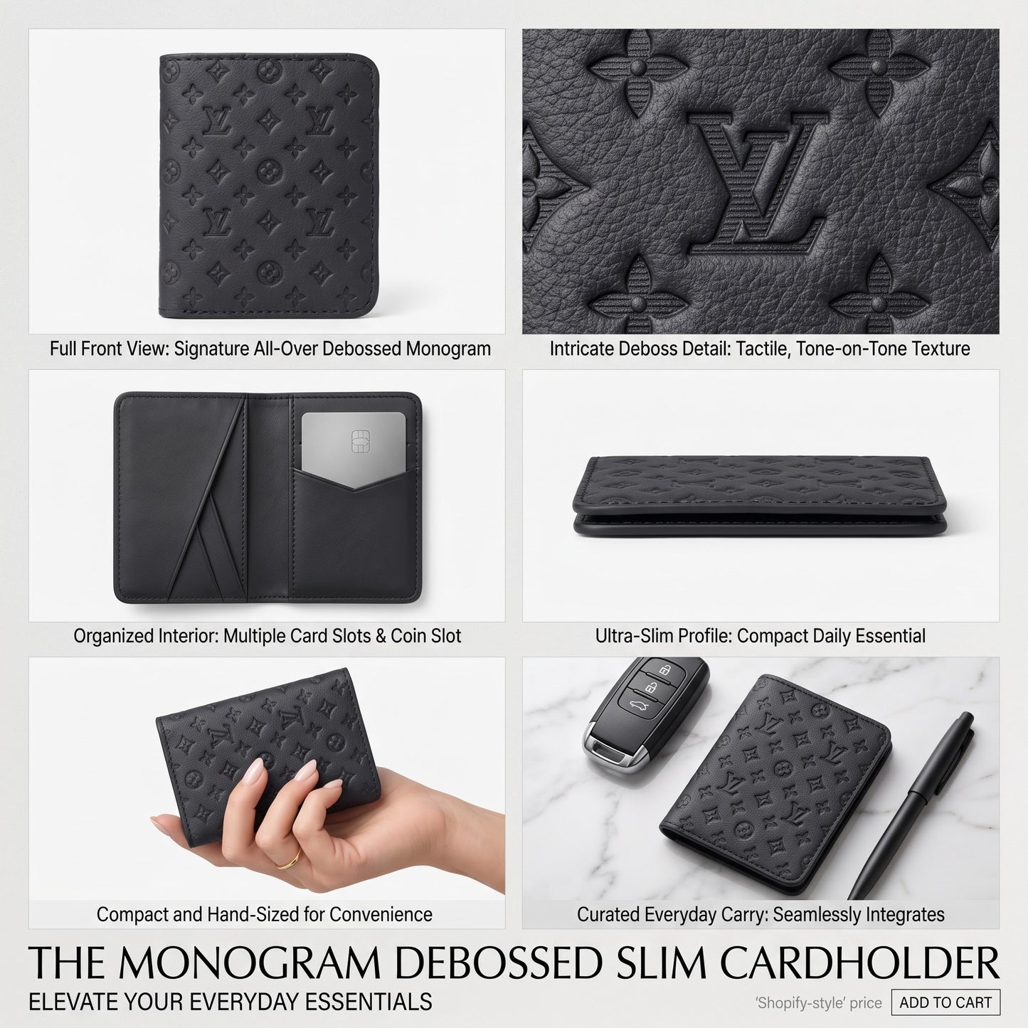 Premium Stylish LV Wallet– 3 Colors Available