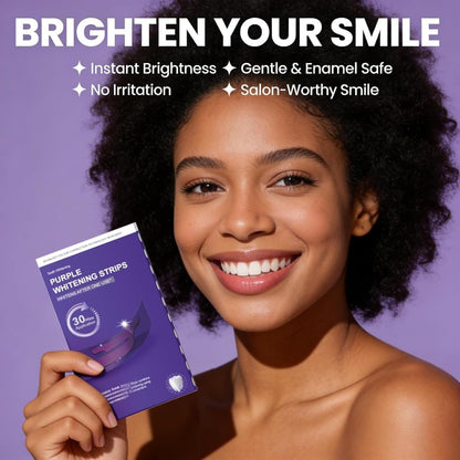 Purple Teeth Whitening Strips [pack of 7]