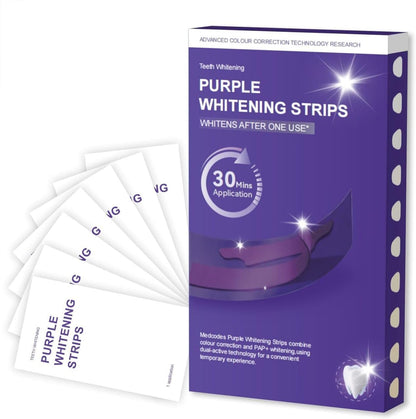 Purple Teeth Whitening Strips [pack of 7]