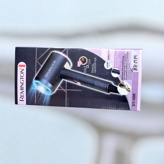 Stylish Black Hair Dryer with Frizz-Free Technology