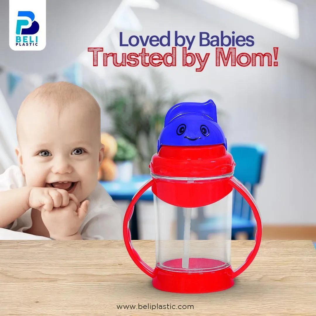 Baby Duck Beaker with Spoutless Design for Babies 6M+