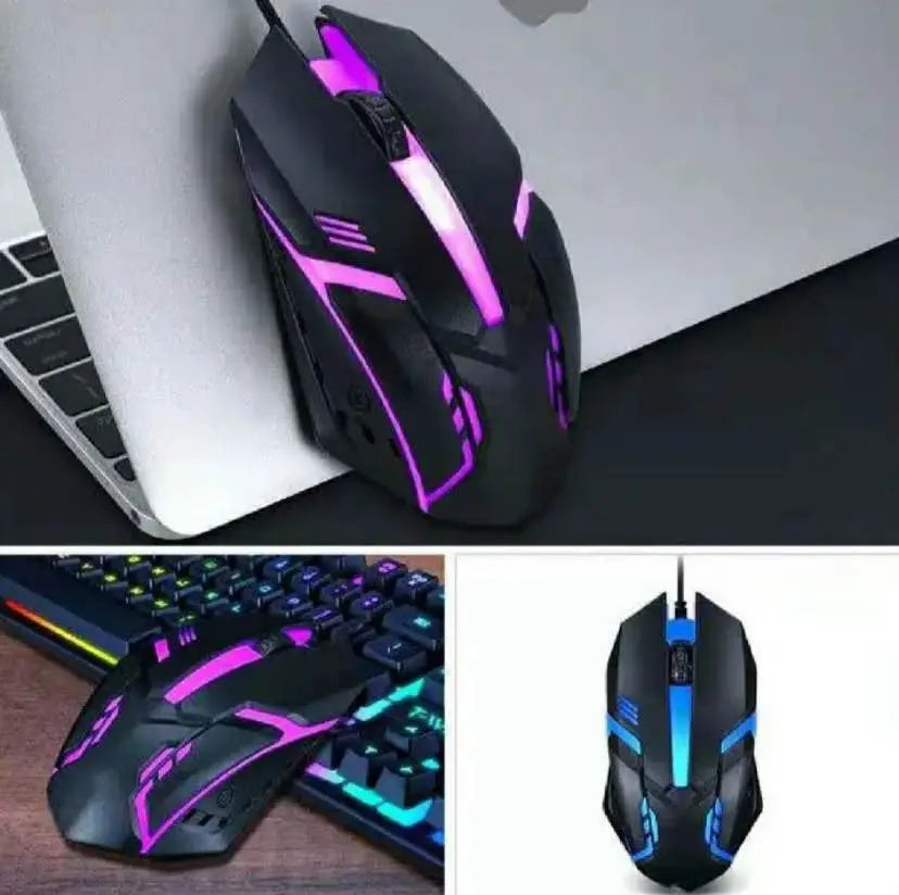Compact Wireless RGB Gaming Mouse - 1 Pcs