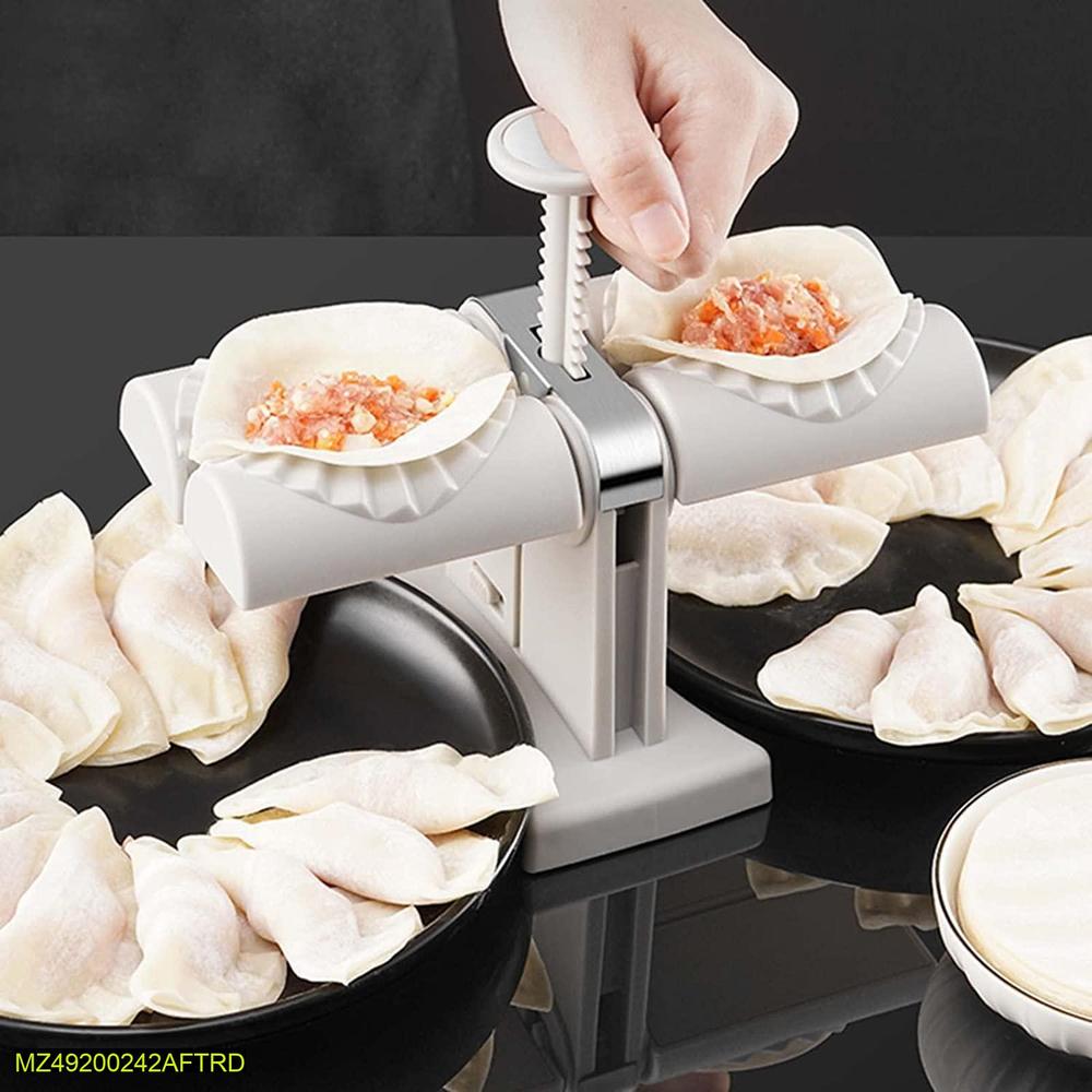 Automatic Dumpling Maker White Kitchen Tool