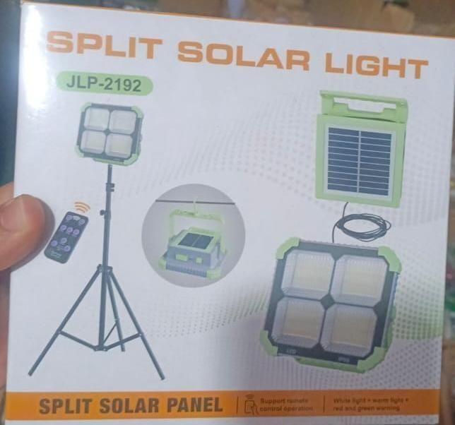 Solar Wall Lamp Split with Remote Control Black