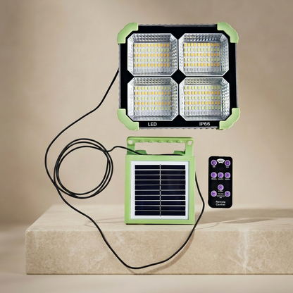 Solar Wall Lamp Split with Remote Control Black