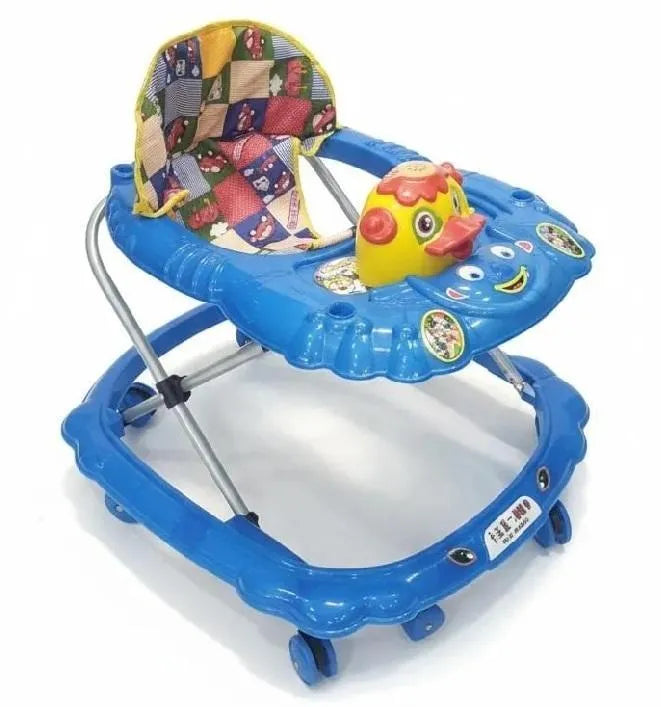 Baby Walker Duck Shape with Lights Music Blue Multicolor